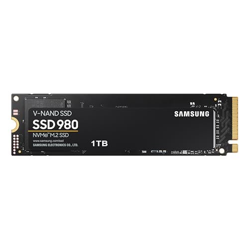 Samsung 980 1 TB PCIe 3.0 (up to 3.500 MB/s) NVMe M.2 Internal Solid State Drive (SSD) (MZ-V8V1T0BW)